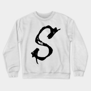 Dark and Gritty letter S from the alphabet Crewneck Sweatshirt